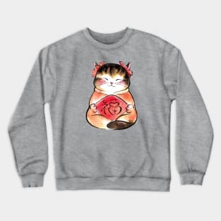 Good Luck Cat Crewneck Sweatshirt